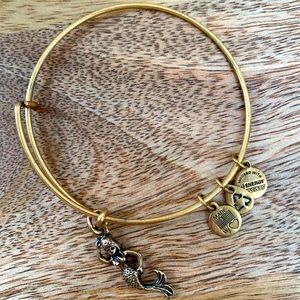 Alex and Ani mermaid charm bracelet